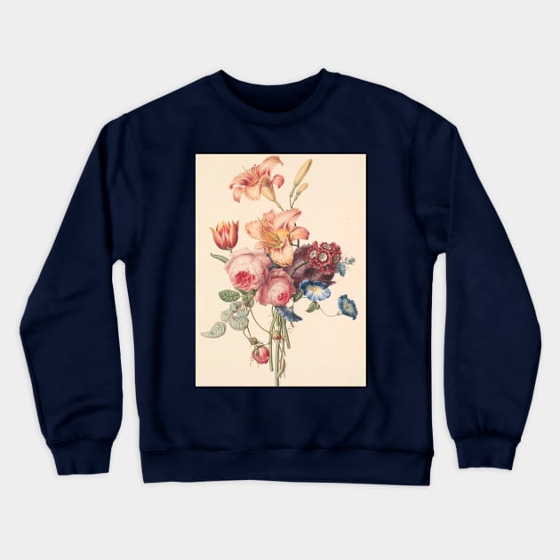 watercolor art floral artwork Crewneck Sweatshirt by Maroon55